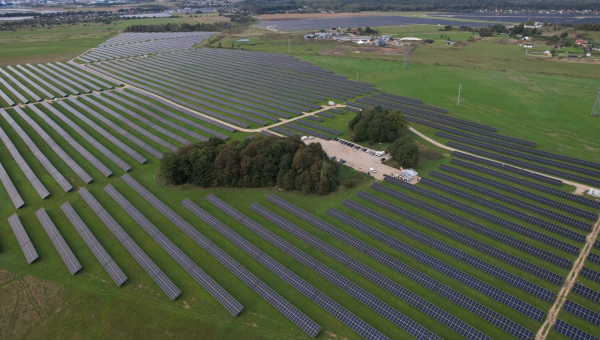 Największa realizacja Budmat PV Systems w krajach bałtyckich - 213 MWp, Kłajpeda, Litwa